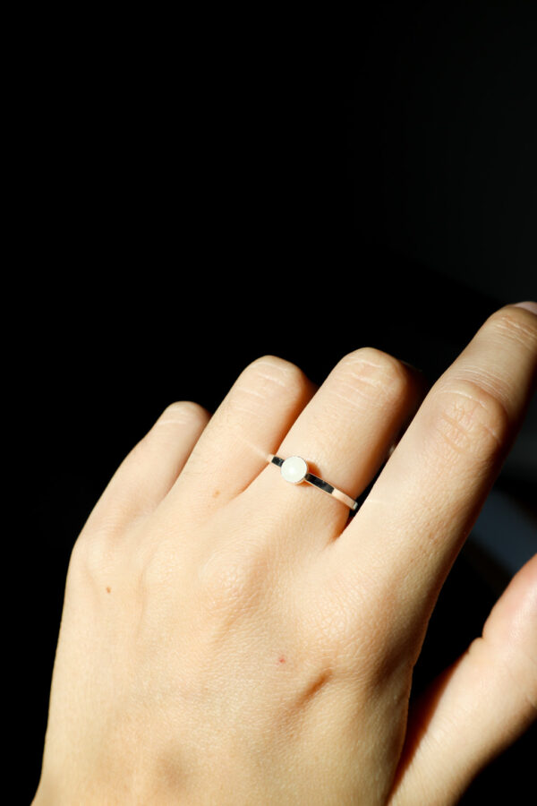 Crematie ring in zilver